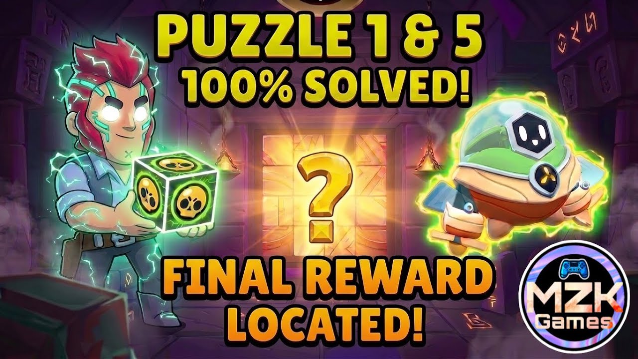 Brawl stars: Unlocking ALL Rewards & Mythic Skin! | Escape Pyramid Quest (PUZZLE 5 SOLVED! 🧩) 100% 