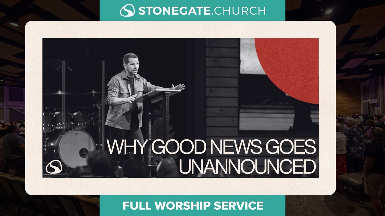 Why Good News Goes Unannounced // Make Disciples // Full Service