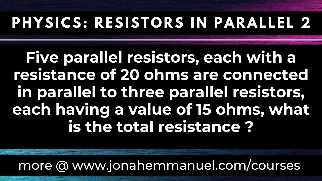 Resistors in Parallel 2: How to Calculate the Total Resistance of Resistors Connected in Parallel.