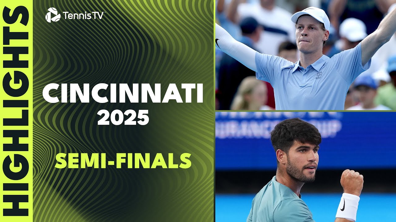 Alcaraz Faces Zverev; Sinner & Atmane Clash | Cincinnati 2025 Semi-Final Highlights