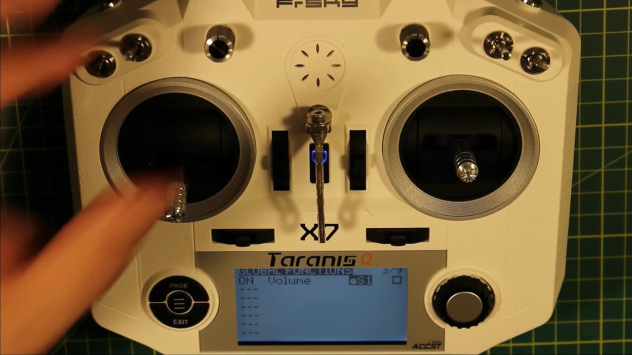 Taranis X7 (OpenTX 2.2) Volume