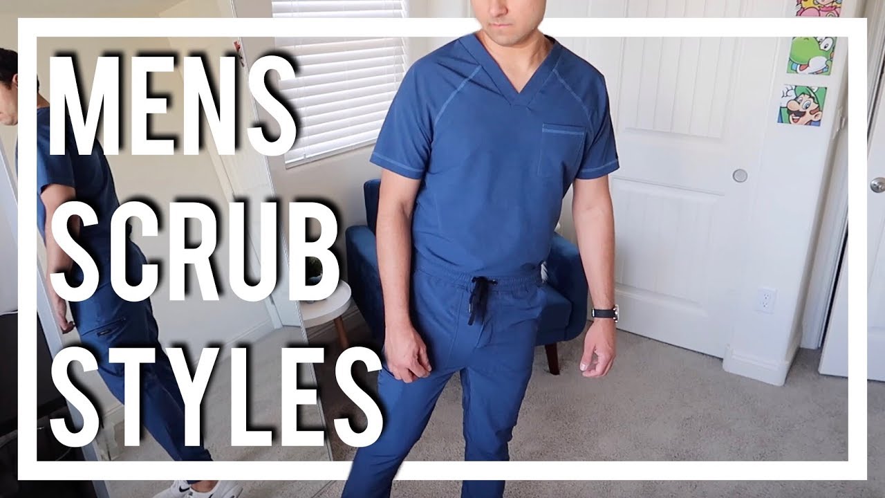 Mens Nursing Scrubs and Sizing Guide