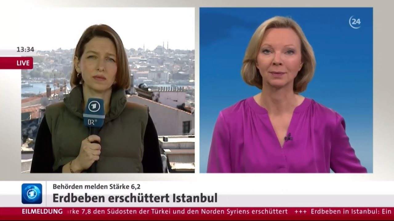Erdbeben in Istanbul: tagesschau24 unterbricht Mittagsmagazin (2/2)