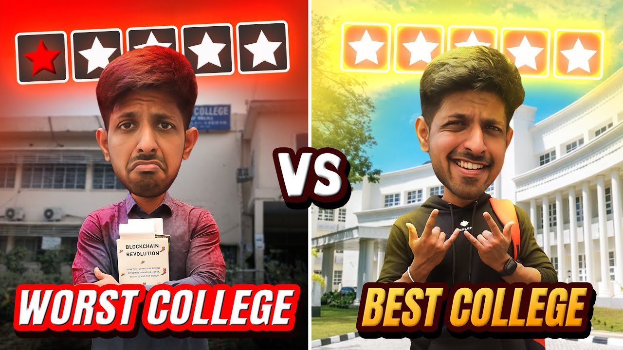 WORST COLLEGE vs BEST COLLEGE in Chennai 🤯👎🏻 - *700 Acres Area Va Campus😱*