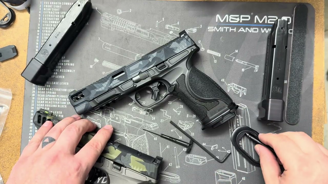 Установка магвелла Floyds на полноразмерный M&P 2.0 Metal