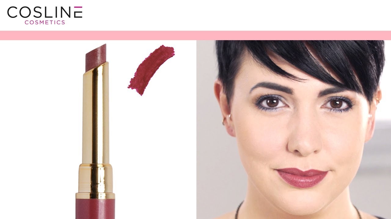 COSLINE Lippenstift Bordeaux 901