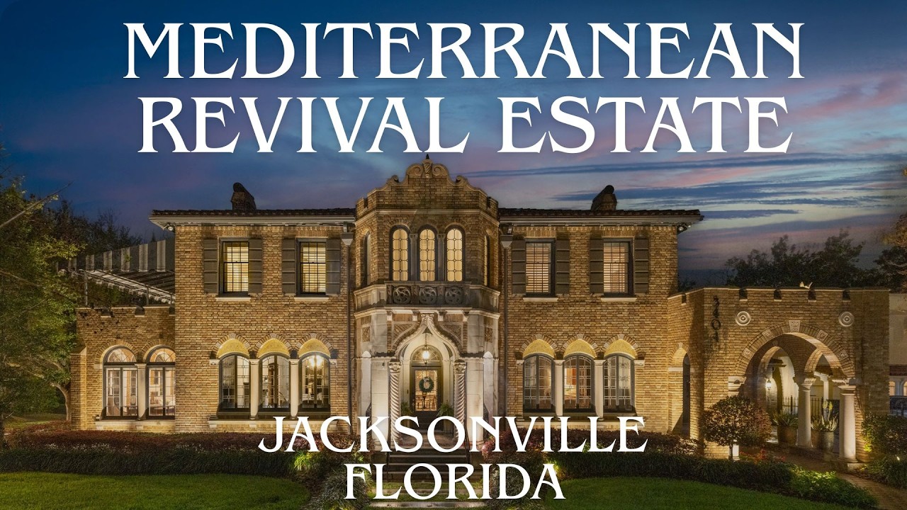 Jacksonville Historic Estate For Sale | Mediterranean Revival Home in Avondale