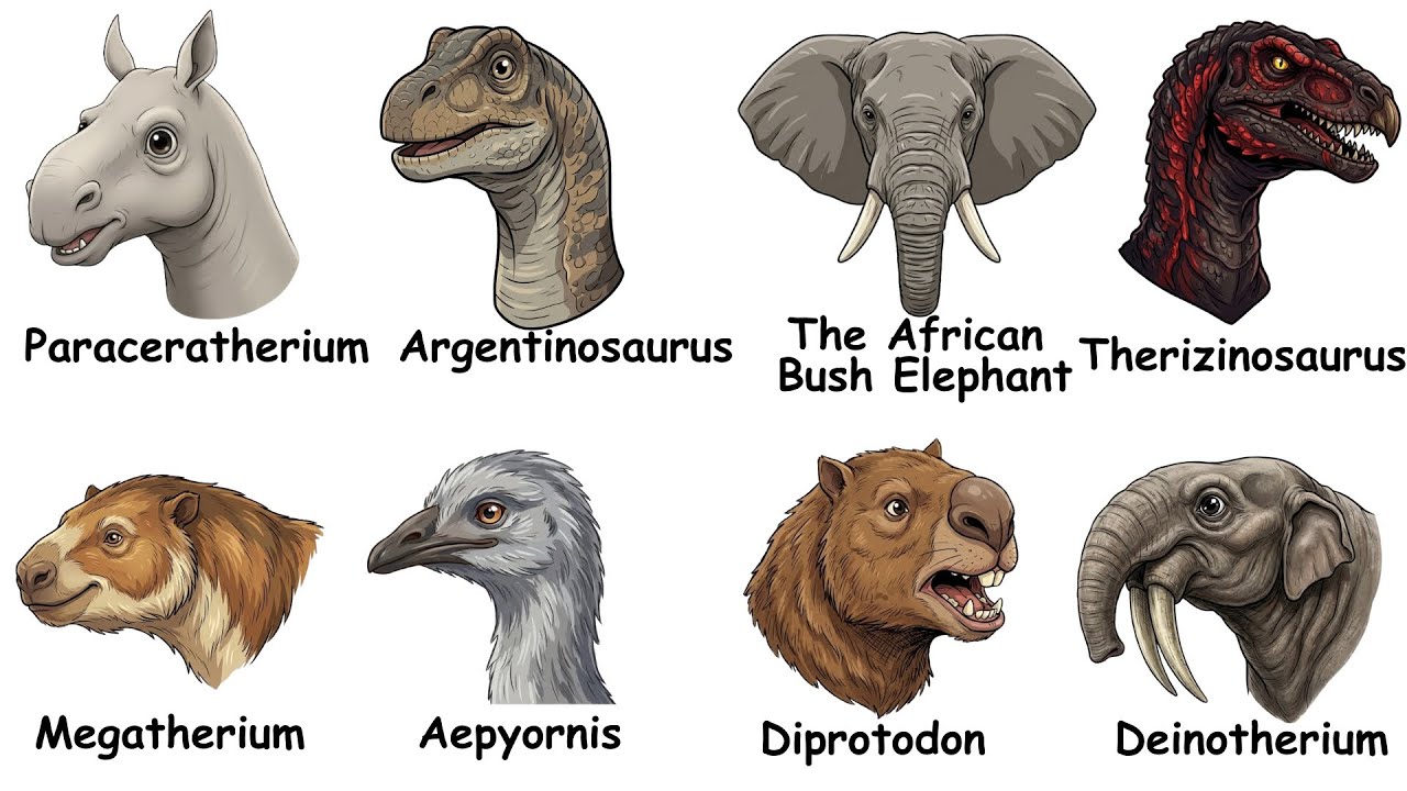 Every GIANT LAND ANIMAL Explained in 8 Minutes