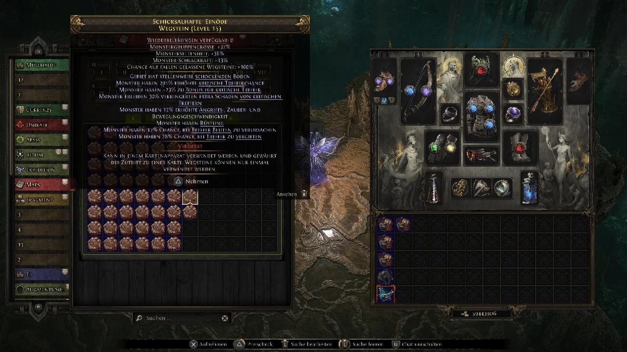 Path of Exile 2 Beta Iceshot Deadeye Mageblood T17