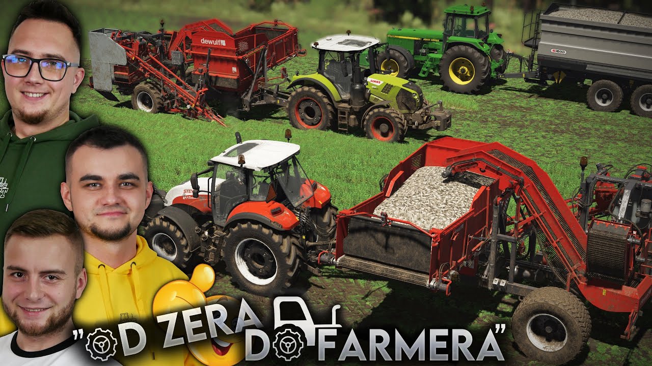 JAK TEN CIĄGNIK PRACUJE! 😍 WYKOPKI, ŻNIWA & ORKA 😱 "od Zera" FS22 