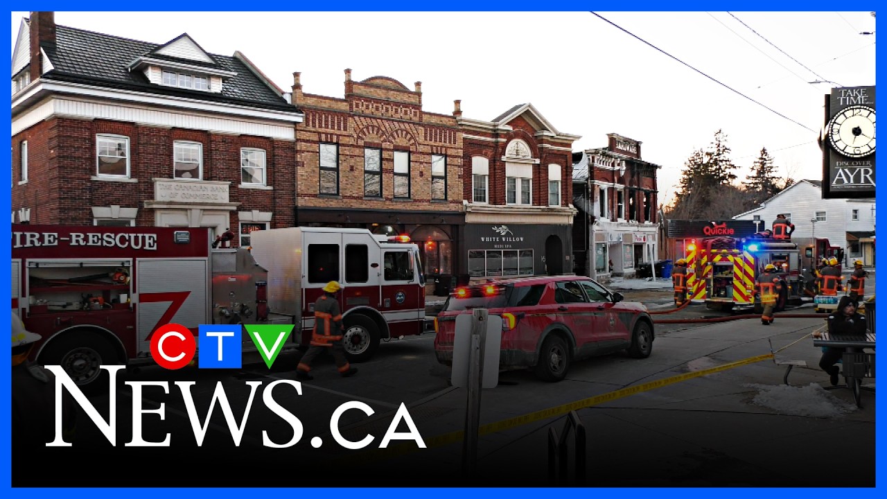 OFM called in to investigate fire at historic building in downtown Ayr