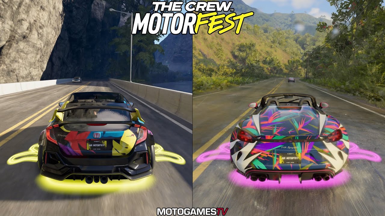 The Crew Motorfest - Fitted Edition Cars | Honda Civic Type R FK8 & Porsche 718 Spyder