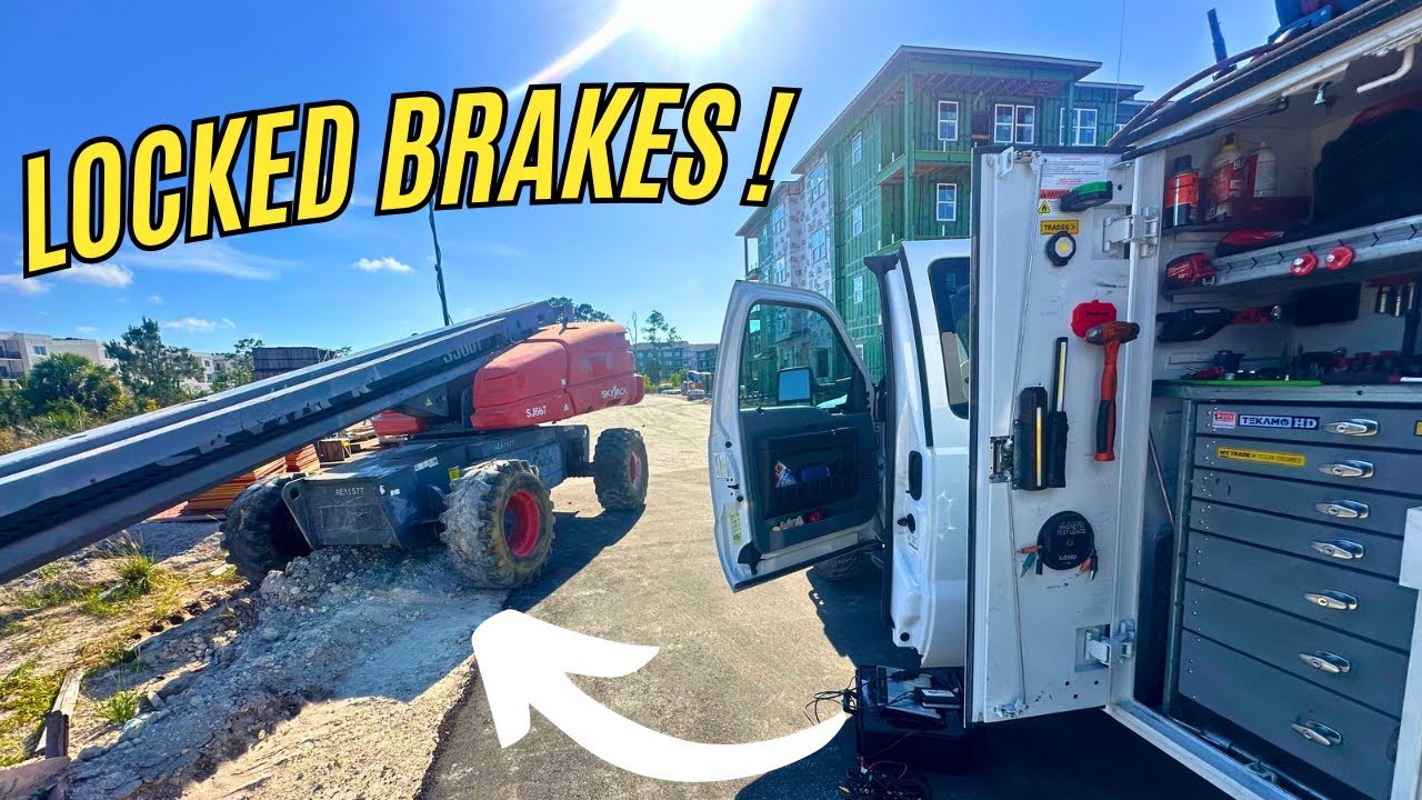 SKYJACK Boom Lift Locked Brakes! Quick Troubleshooting