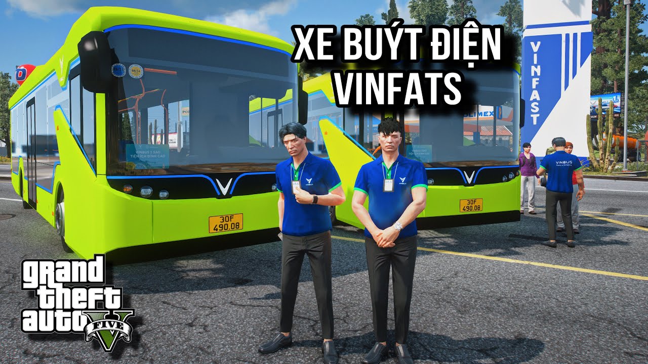 GTA V # Một Ngày Trải Nhiệm Làm Tài Xế VinBus Trong Thành Phố | Ngọc Lâm Gaming