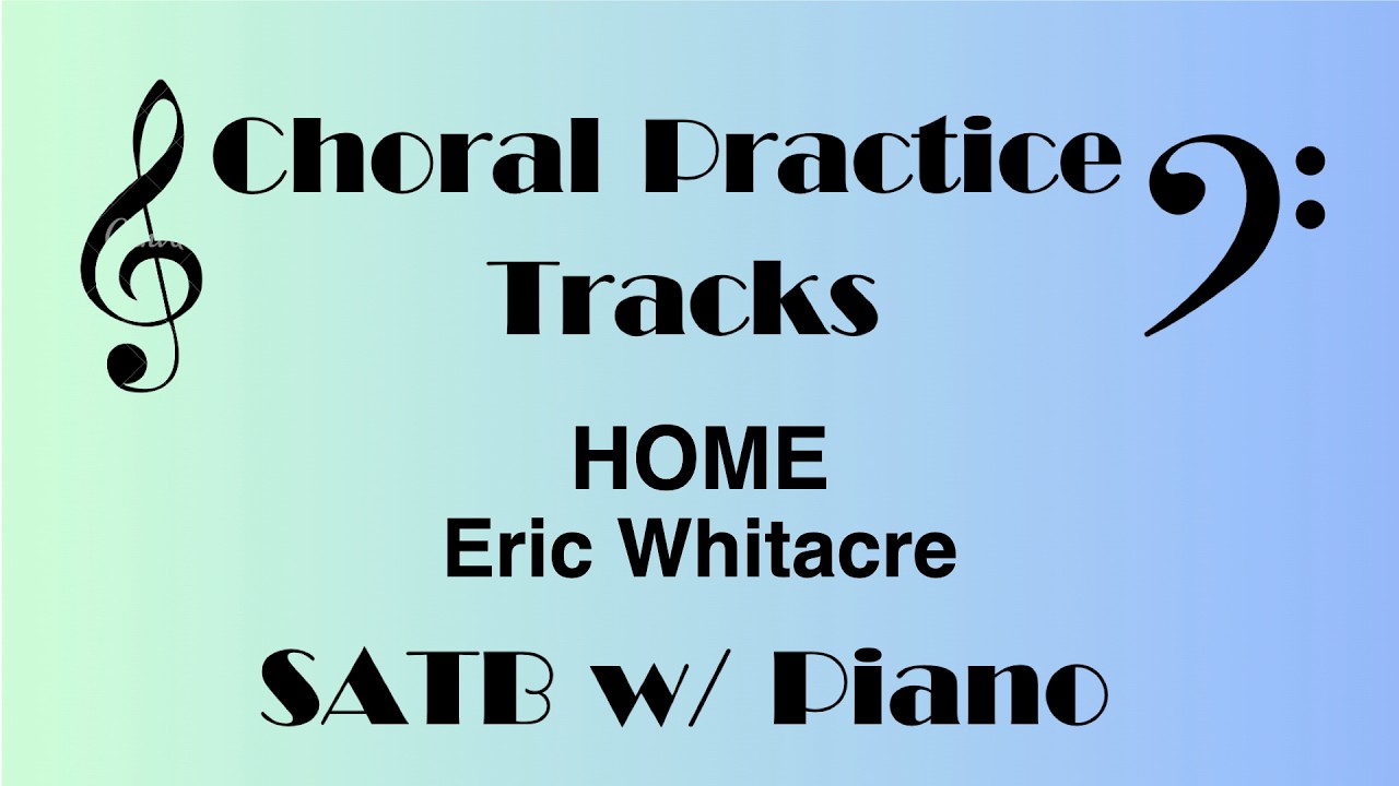 Home | Eric Whitacre SATB Choral Rehearsal Parts