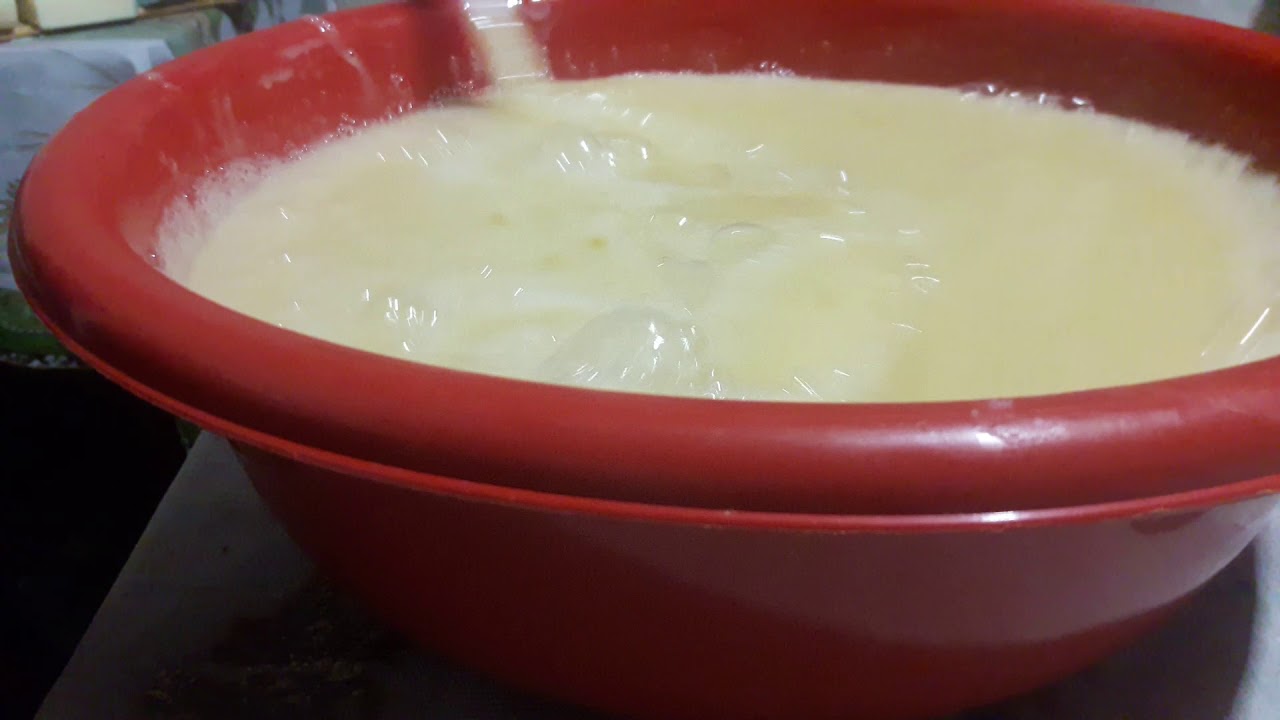 A receitinha de hoje é sabão que não deu certo
