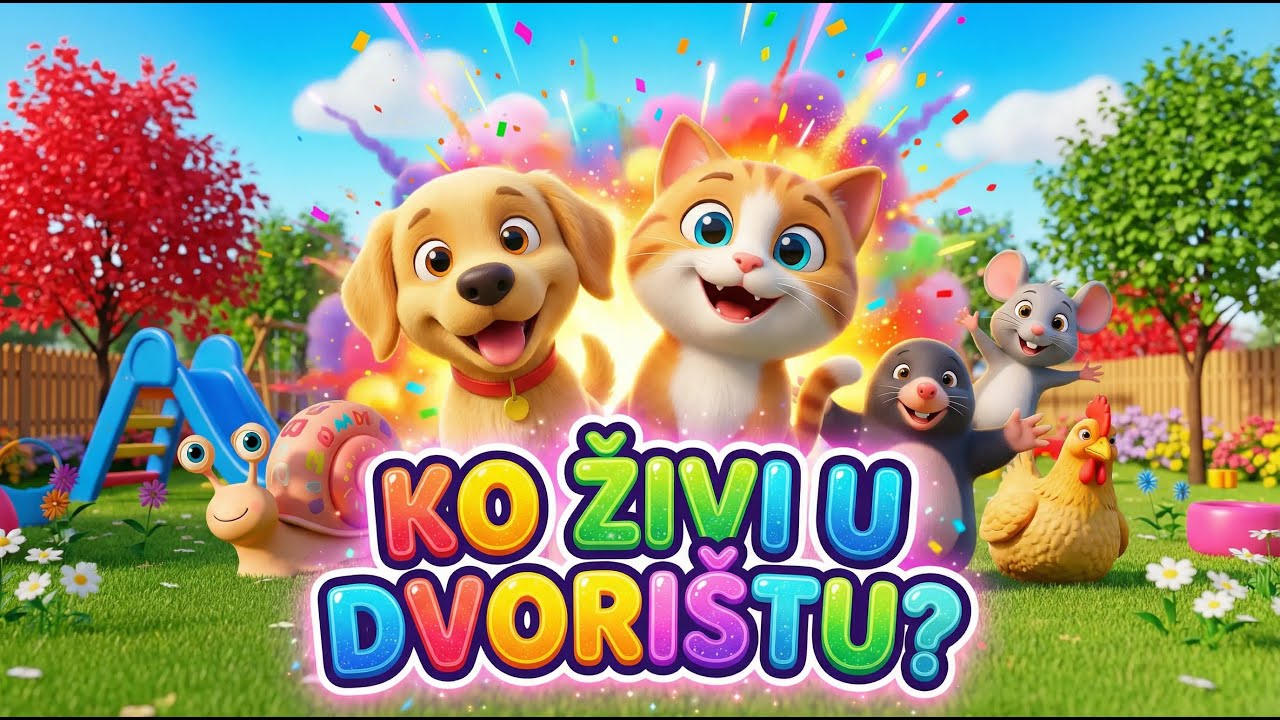 Ko Živi u Dvori&scaron;tu 🏡  Dečije Pesme 🎶  Balkan Kids