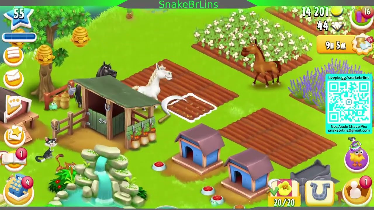 Férias Fazenda SnakeBrLins Em Hay Day