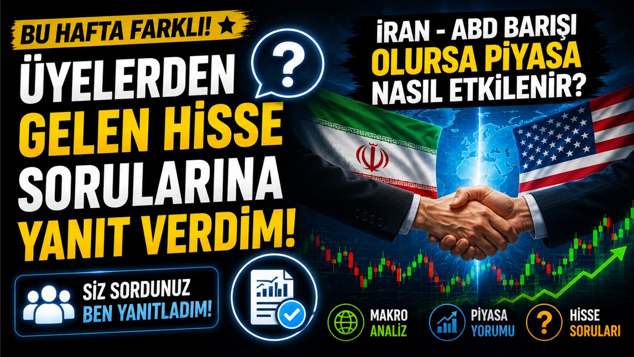 ABD-İran Barışı ve Sizlerden Gelen Sorular - Piyasa Analizi
