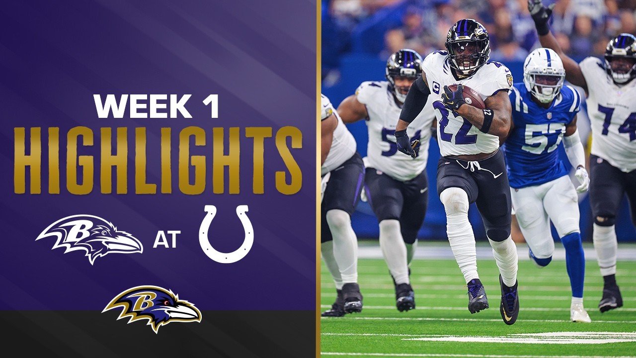 Highlights: Week 1 at Indianapolis Colts | Baltimore Ravens