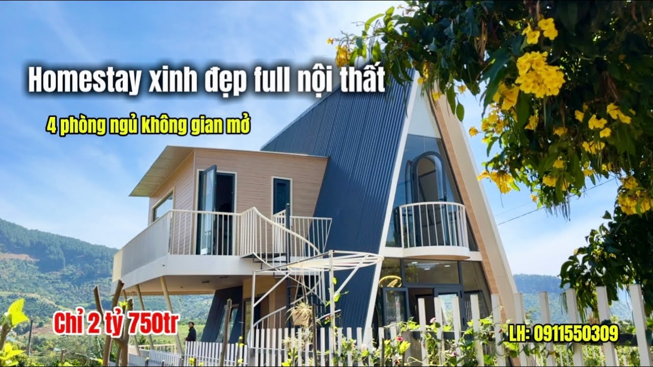 Homestay sân vườn xinh đẹp full nội thất - Nam Ban Lâm Hà tỉnh Lâm Đồng