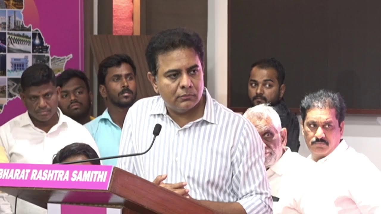 LIVE: KTR Presentation On BRS Govt Nine and Half Year Rule | Telangana Bhavan | BRS Live Feed