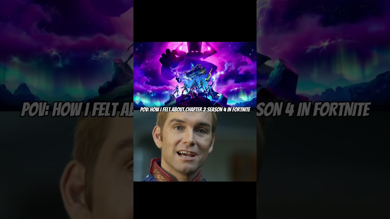 POV: HOW I FELT ABOUT CHAPTER 2 SEASON 4 IN FORTNITE 