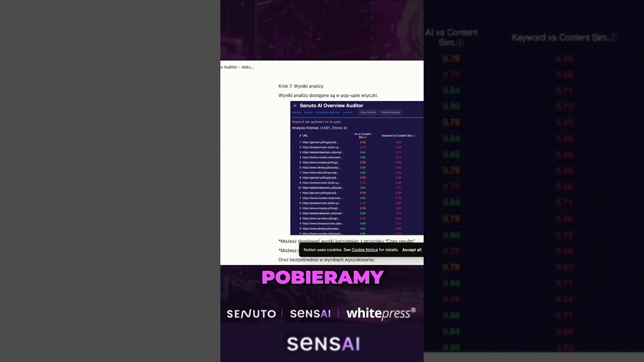 POLSKA wtyczka do SEO Google AI OVERVIEWS w Chrome Web Store x Damian Sałkowski #shorts