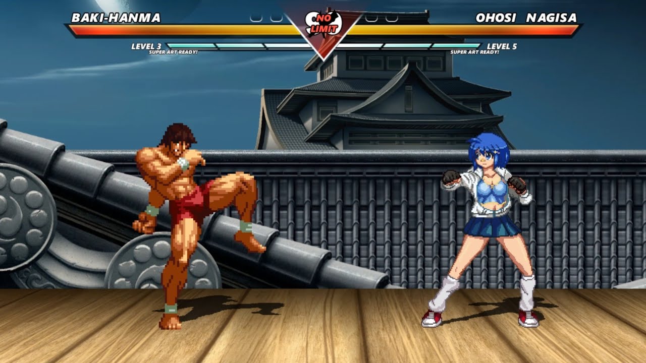 BAKI HANMA vs OHOSI NAGISA - The most epic fight ever made!