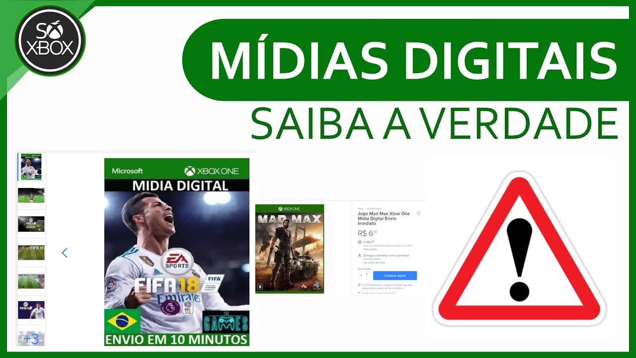 O PERIGO DAS MÍDIAS DIGITAIS NO XBOX ONE - Entenda e saiba a verdade sobre essas contas