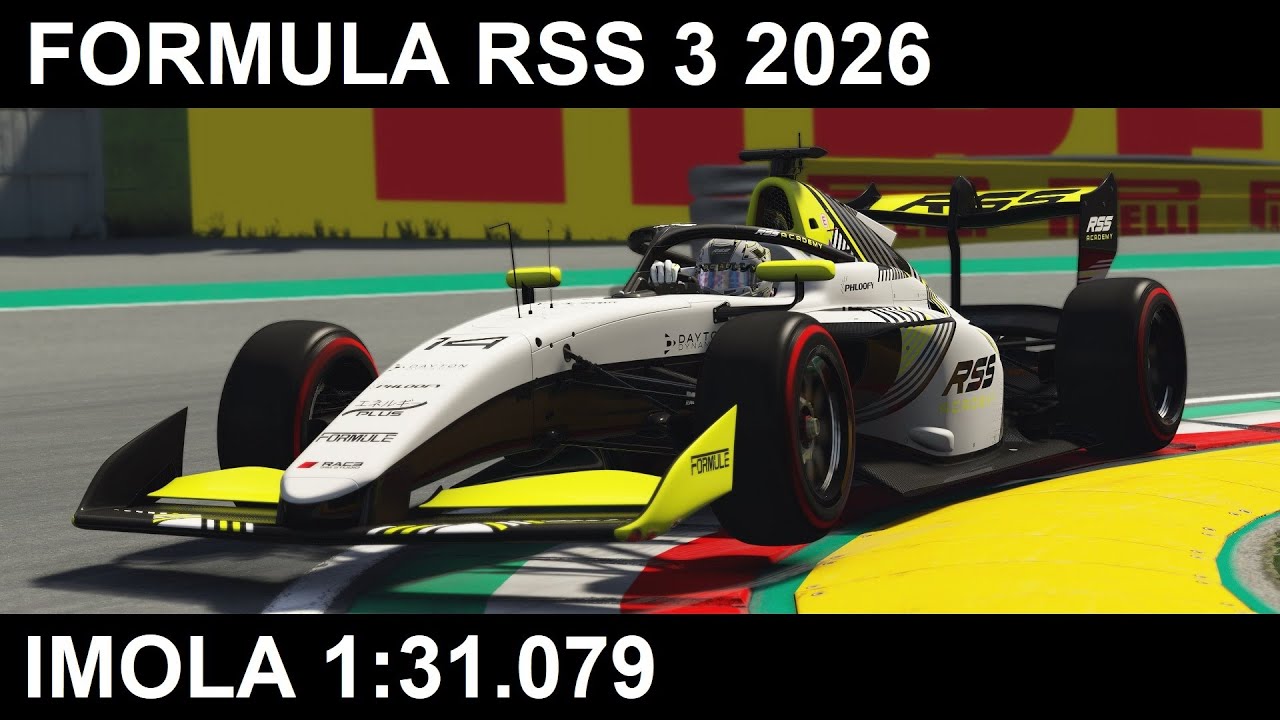 Assetto Corsa: Formula RSS 3 2026 @ Imola 1:31.079