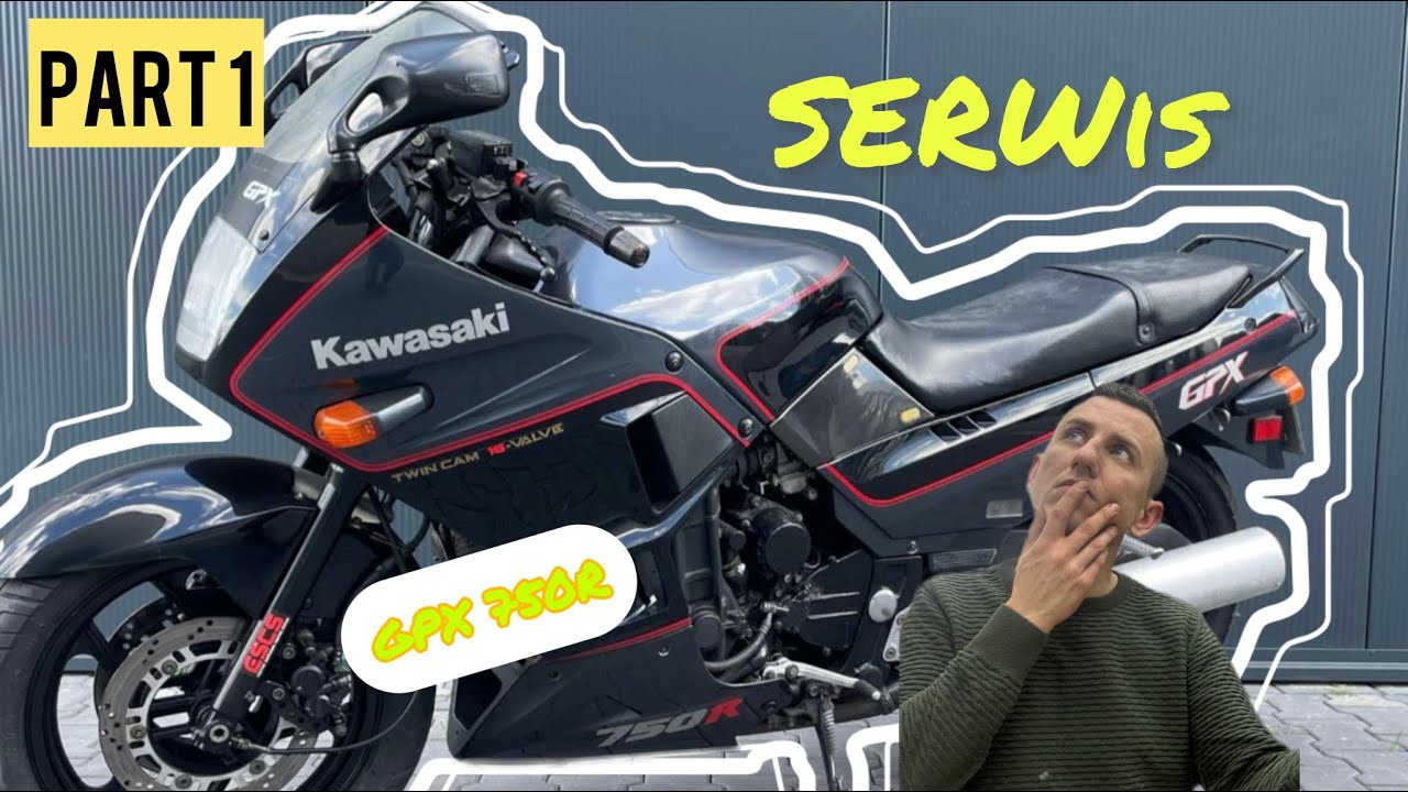 Kawasaki GPX 750R Ninja * Mały Serwis * Regulacja Zaworów/Czyszczenie Gaźników * Rozrząd  Japan Moto