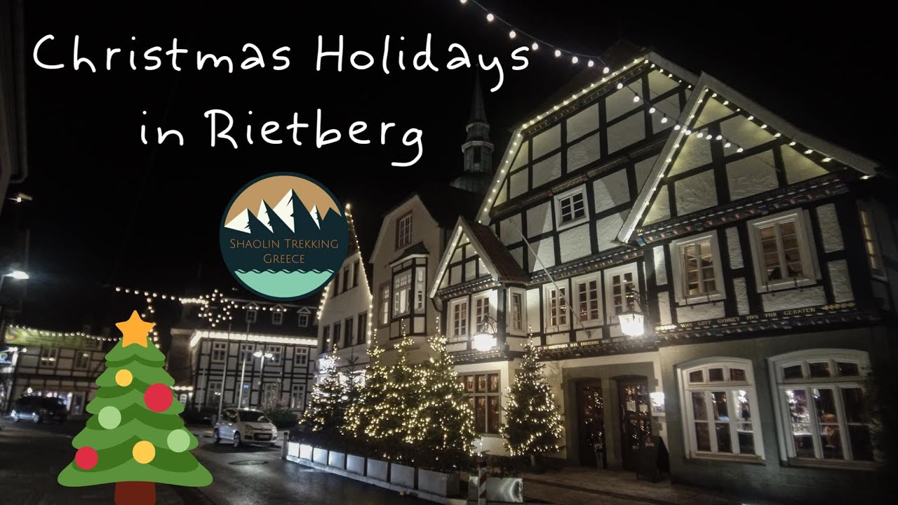 Christmas Holidays in Rietberg, Germany | Shaolin Trekking Greece