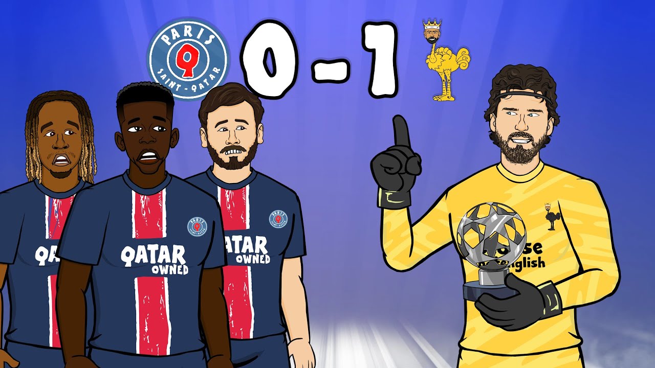 🧤АЛИССОН &mdash; НОМЕР 1!🧤 ПСЖ против Ливерпуля 0:1 (Голы Лиги чемпионов, потрясающие сейвы)