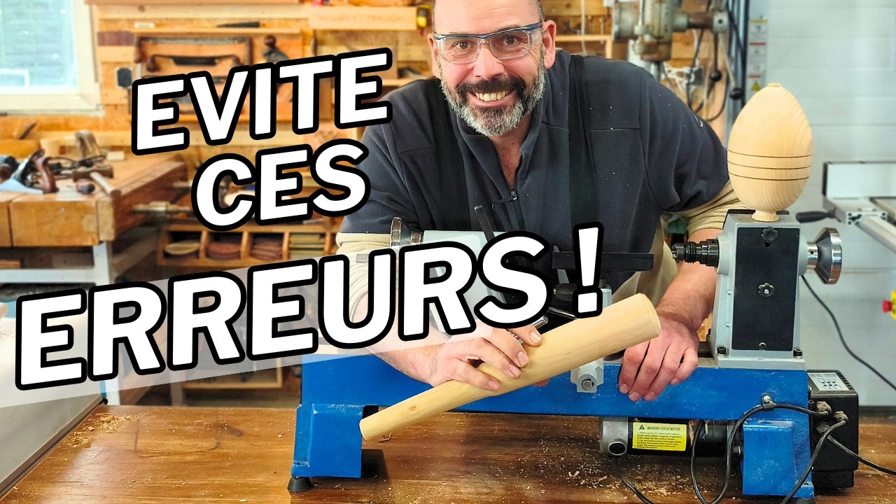 Débuter au tour à bois : les gestes essentiels