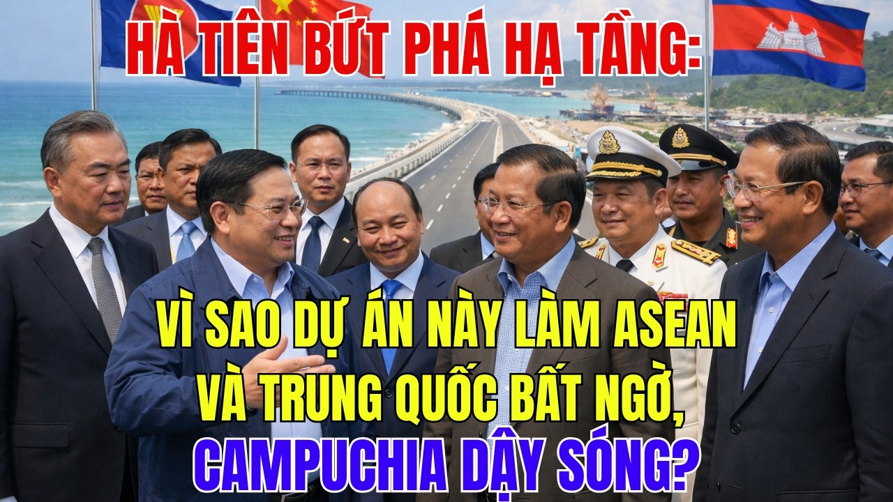 Hà Tiên Bứt Phá Hạ Tầng: Vì Sao Dự Án Này Làm ASEAN Và Trung Quốc Bất Ngờ, Campuchia Dậy Sóng?