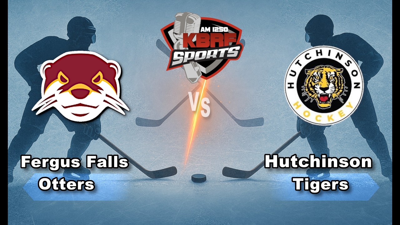 Fergus Falls Otters vs. Hutchinson Tigers - Boys Hockey - February 13th - KBRF Sports