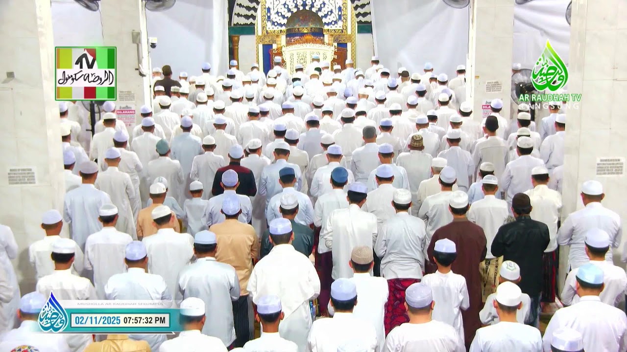 PEMBACAAN MAULID AL-HABSYI DI MUSHOLLA AR-RAUDHAH SEKUMPUL MTP KALSEL, MALAM SENIN TGL 02-11-2025