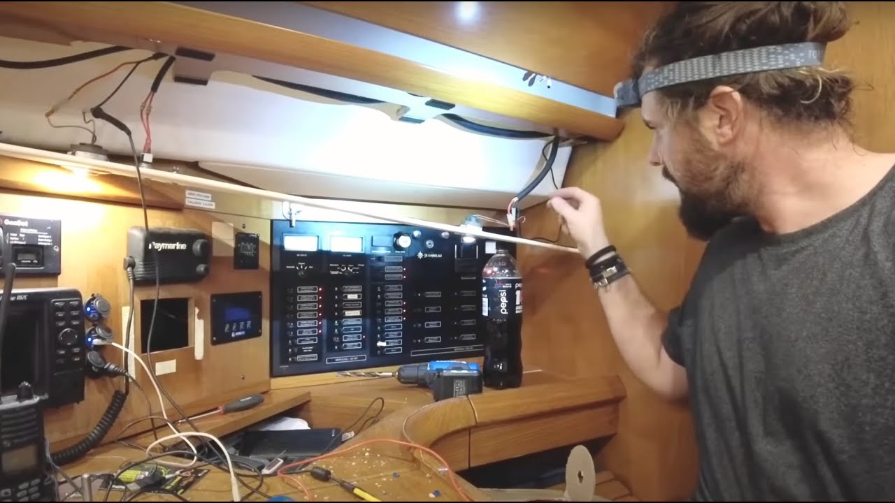 SAILBOAT REFIT - New Lighting LED and ROCNA Anchor Jeanneau 54DS