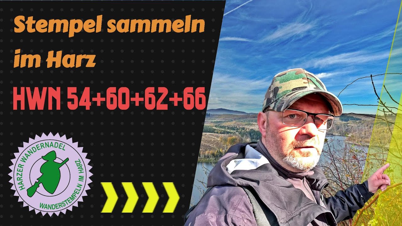 Stempel sammeln im Harz - Harzer Wandernadel 54, 60, 62 und 66 #wandern