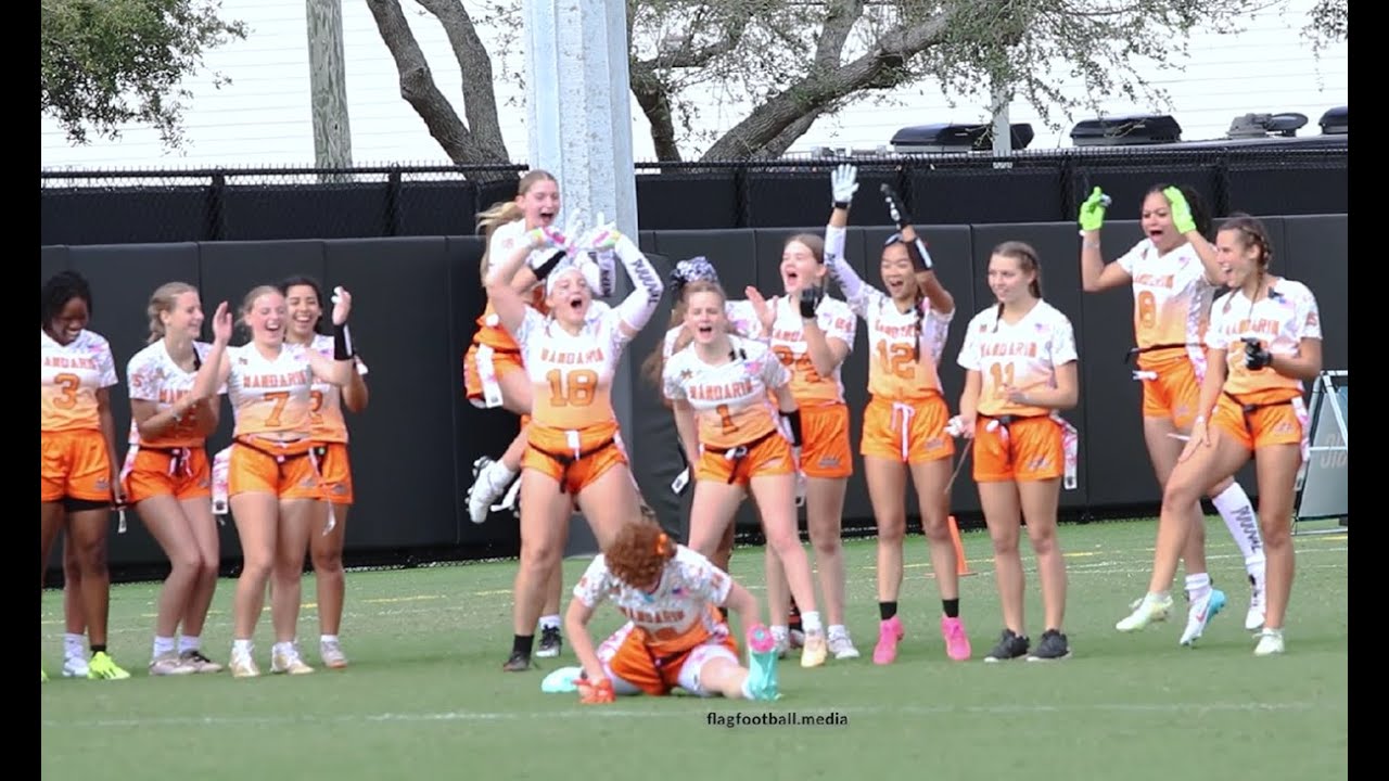 Mandarin Mustangs at the 2025 Jaguars Girls Flag Preseason Classic | Event Highlights
