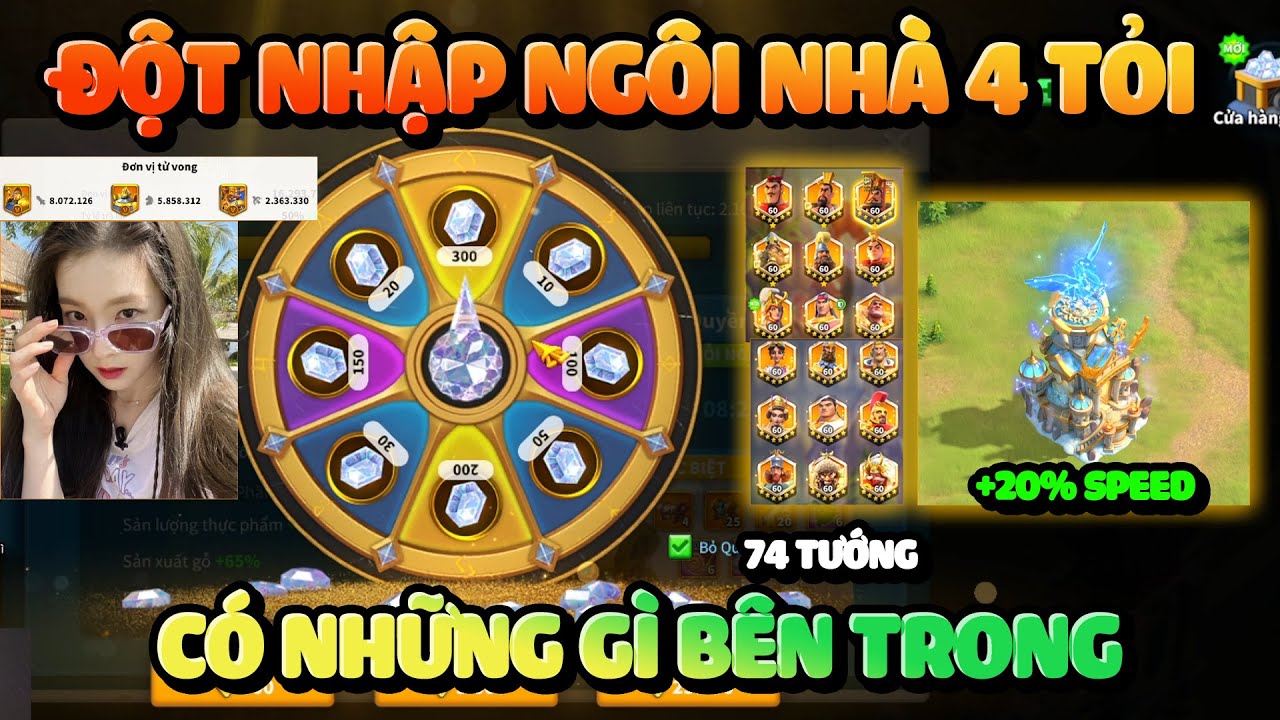 Test Skin Nhà Giúp Bạn Chạy Nhanh Hơn 20% Nhưng Giá Của Nó Thì Siêu Đắt Rise of Kingdoms