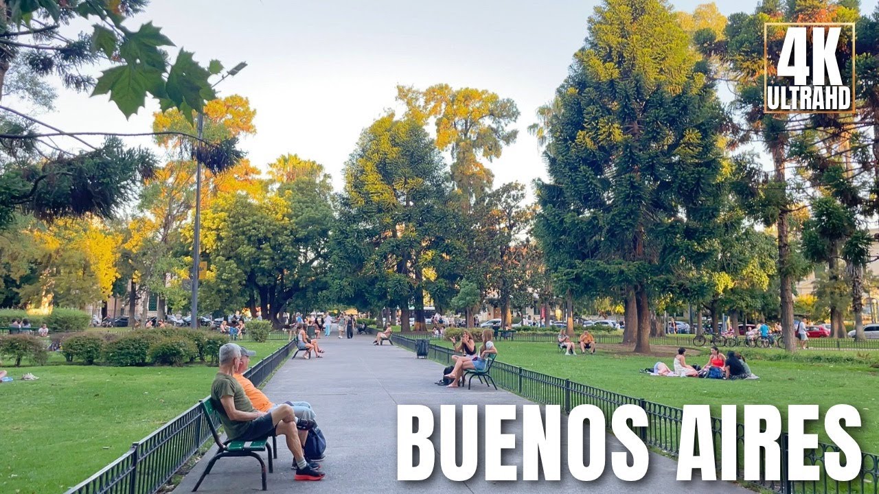 [4K] Local Life in Buenos Aires 🇦🇷 | Villa Devoto Sunset Walk