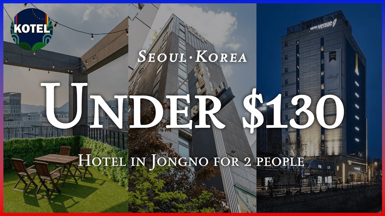 [Jongno Seoul] TOP3 hotel in Jongno for 2 people (Apr 25~Apr 27) #koreatravel #seoulhotel