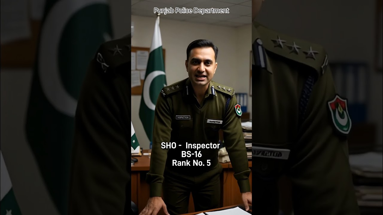 Pakistan Police Rank Structure Explained | Lowest to Highest 