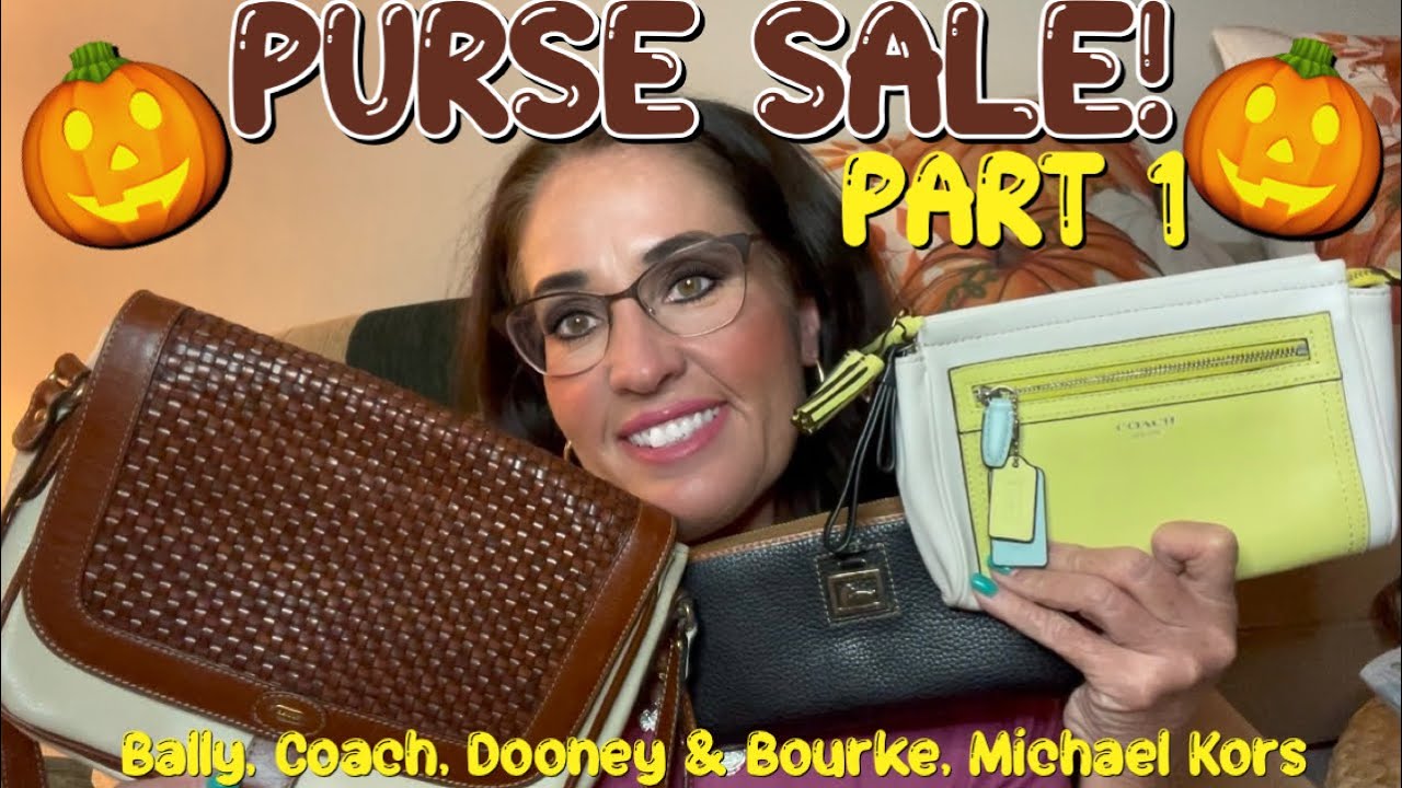 PURSE SALE (Part 1) + ThredUp 15 Piece Handbag Mystery Box! Bally #pursesale #bagsale #handbagsale 