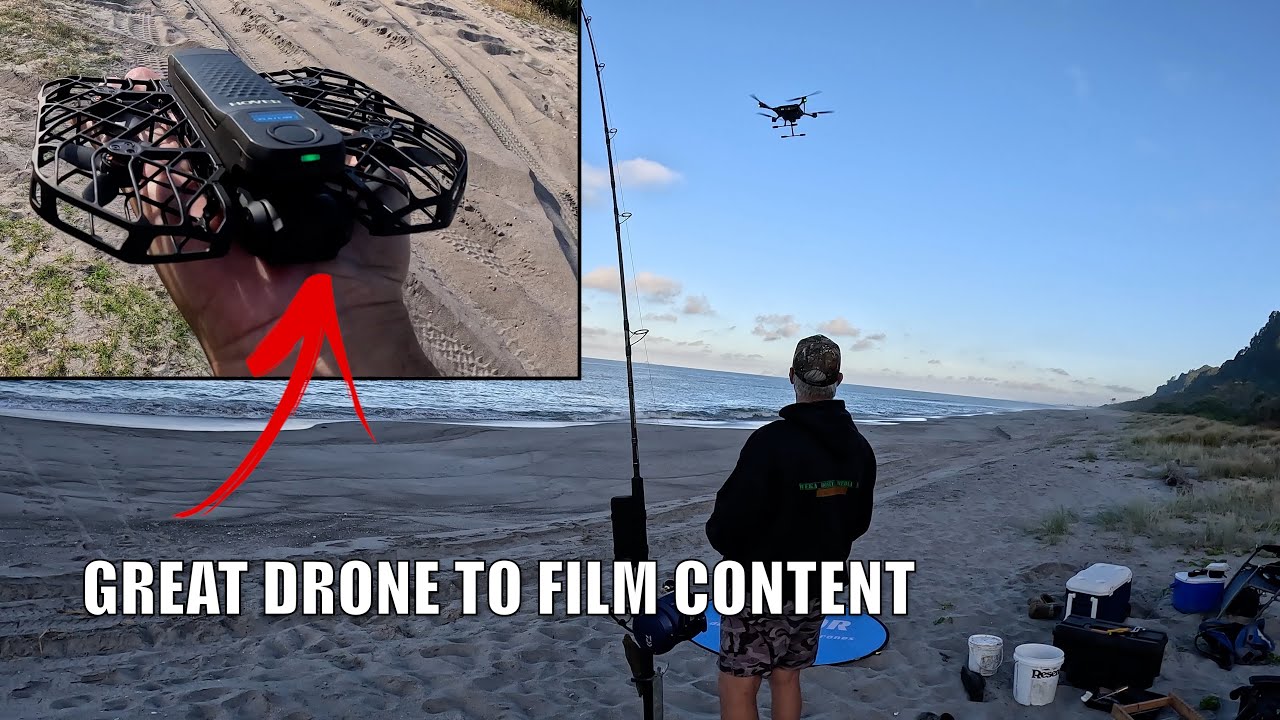 I Use This Drone to Film Drone Fishing