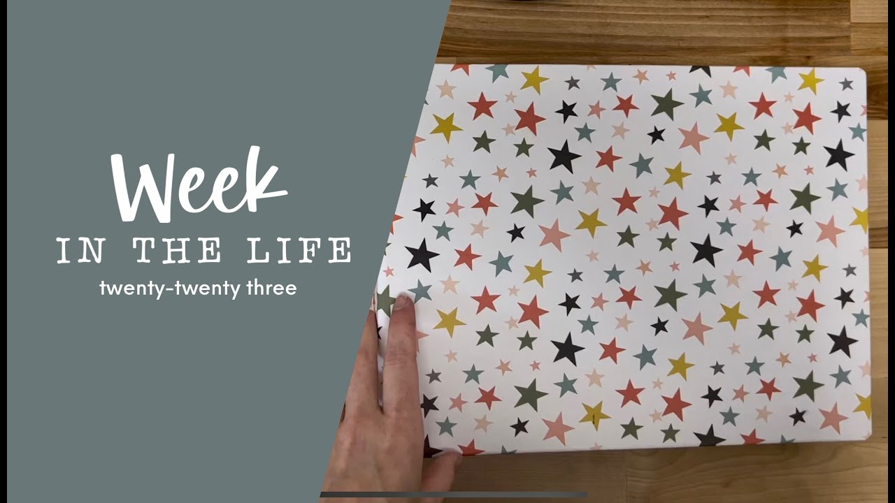 Week in the Life 2023 \\ Ali Edwards WITL Scrapbook Flip thru