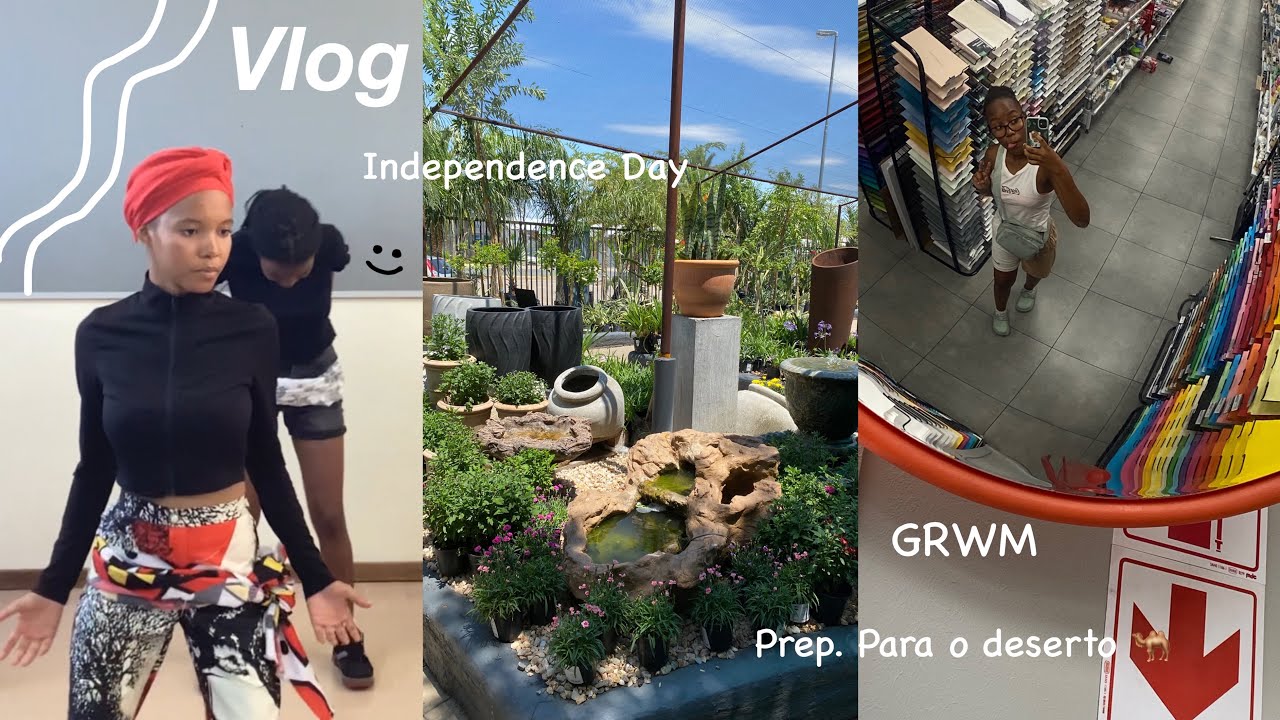 Vlog , dia da independência da Namíbia , final preparation for the trip🏕️ , GRWM 💫