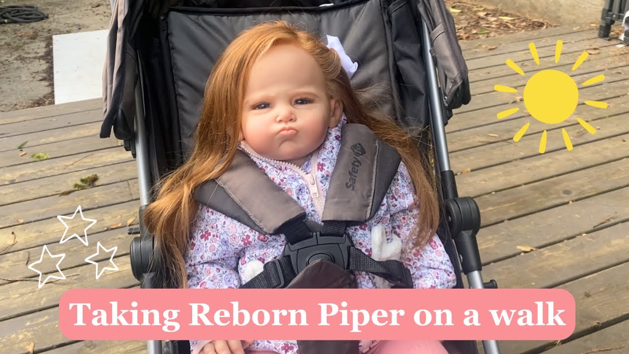 Taking Reborn Toddler Piper On A Walk!